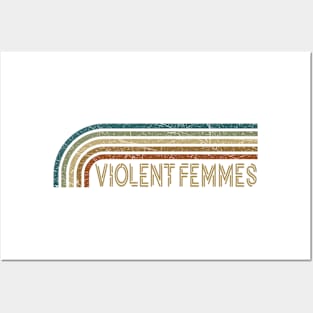 Violent Femmes Retro Stripes Posters and Art